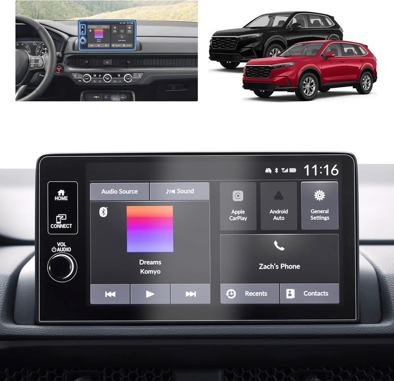 BSTW for 2026 CRV Screen Protector for 2026 Honda CR-V LX/EX/EX-L/Hybrid Sport/TrailSport/Sport-L 9-In Display Accessories Anti-Fingerprint & Glare Tempered Glass Protective Film (2026 CRV 9-In Matte) - Image 2